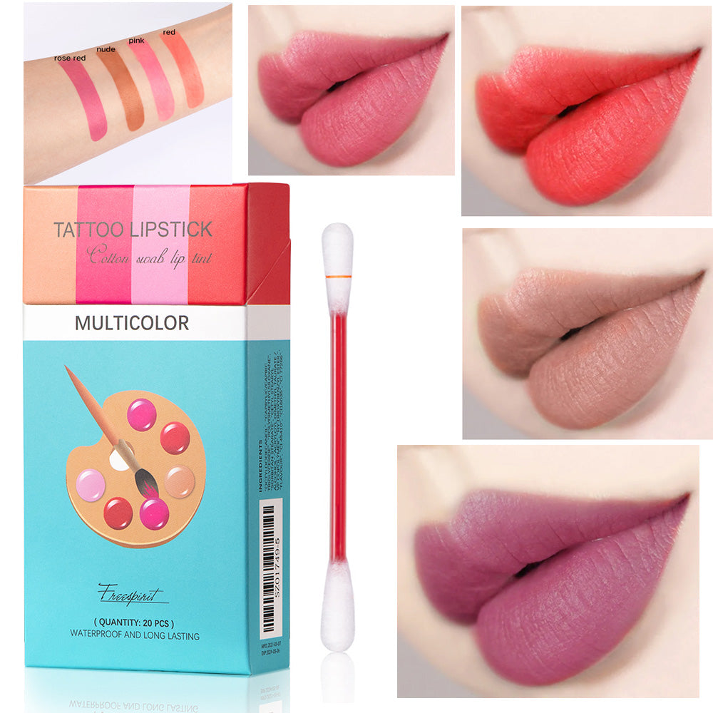 20PCS Mini Liquid Lipstick Set with Waterproof Formula
