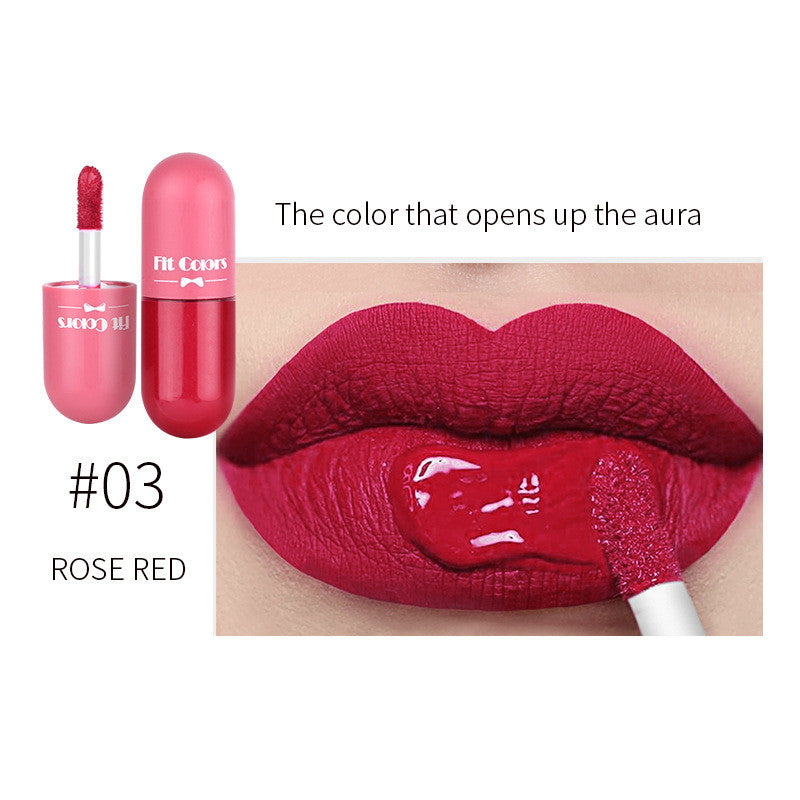 Ladies Fashion 5 Color Mini Capsule Lip Gloss