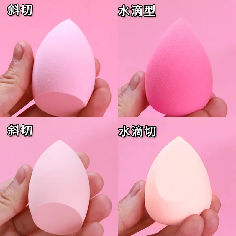 4-Piece Bevel Cut Makeup Sponge Set