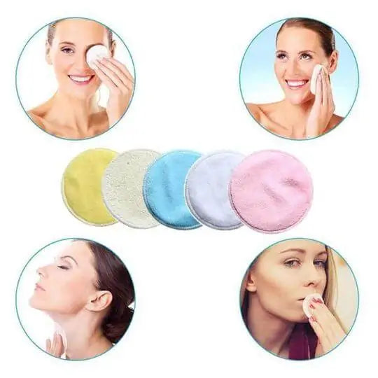 Reusable Bamboo Makeup Pads Language