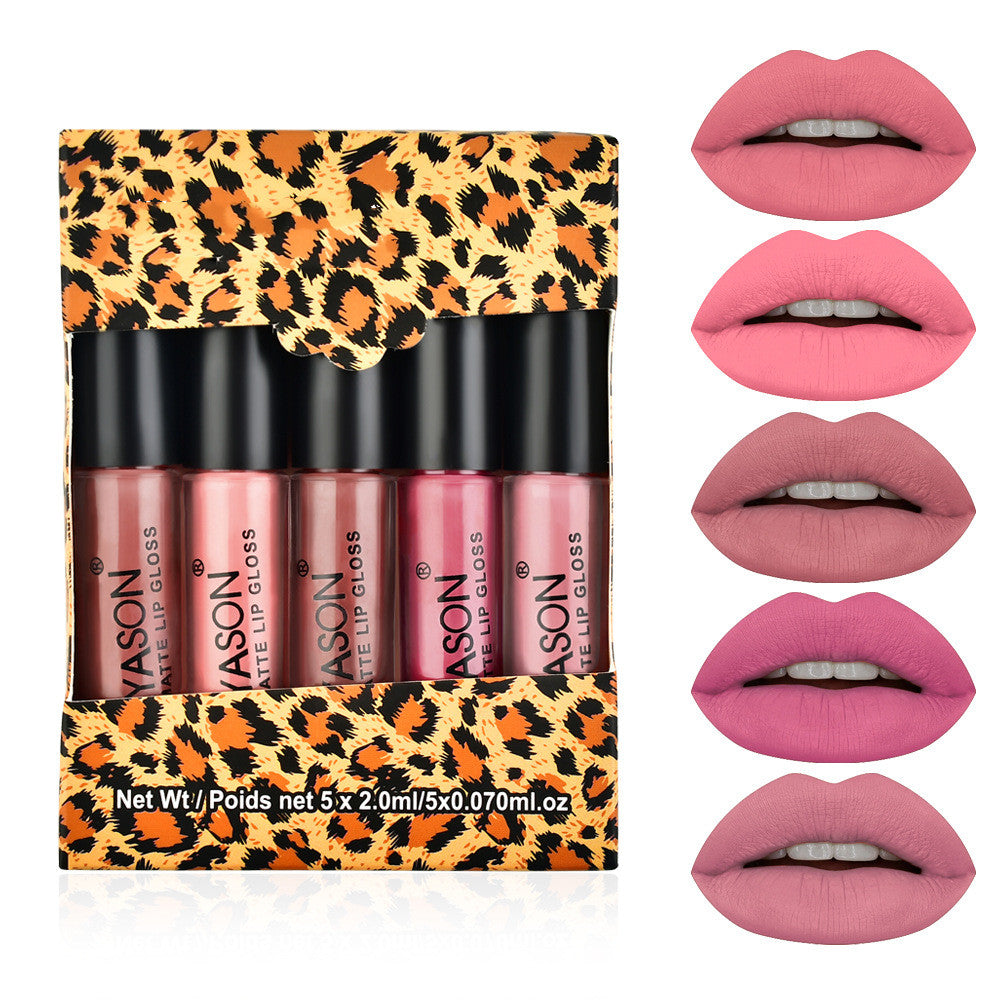 Mini Box Lip Gloss Lipstick Moisturizing Shine Lip Makeup