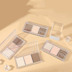 Fashion Highlighter Blush Nose Shadow Palette