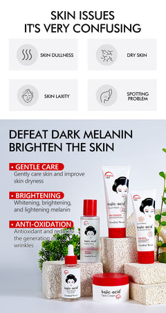 Kojic Acid Brightening Skincare Set 5-Piece