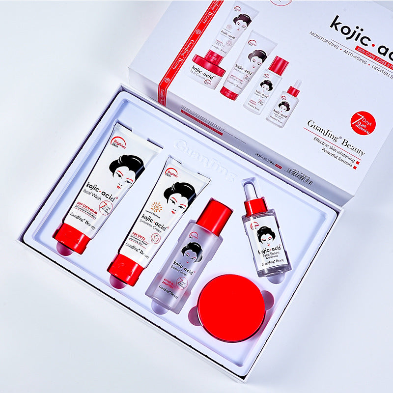 Kojic Acid Brightening Skincare Set 5-Piece