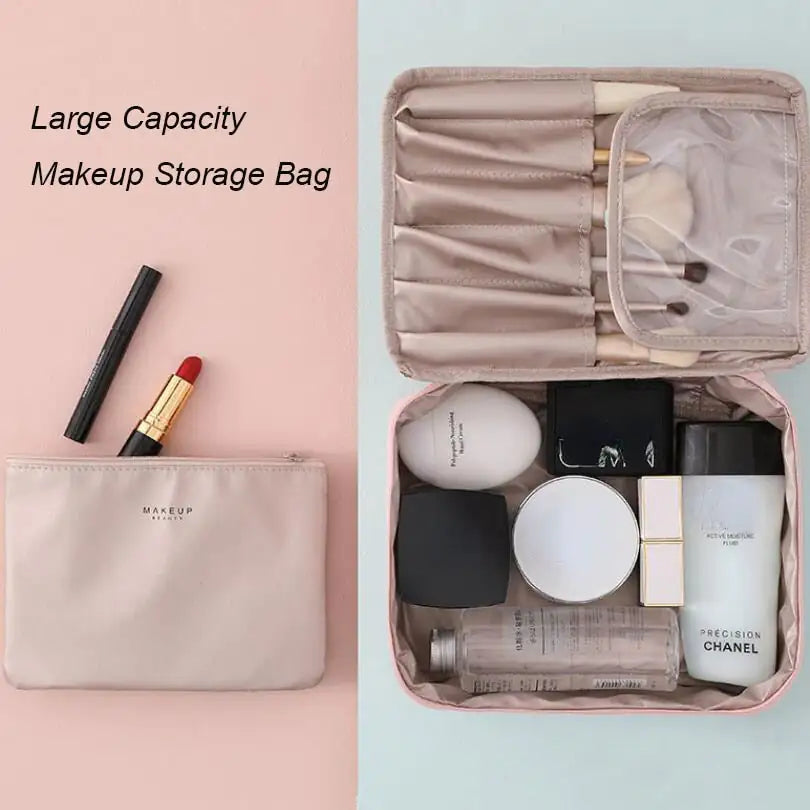 Large Capacity Nylon Makeup Bag