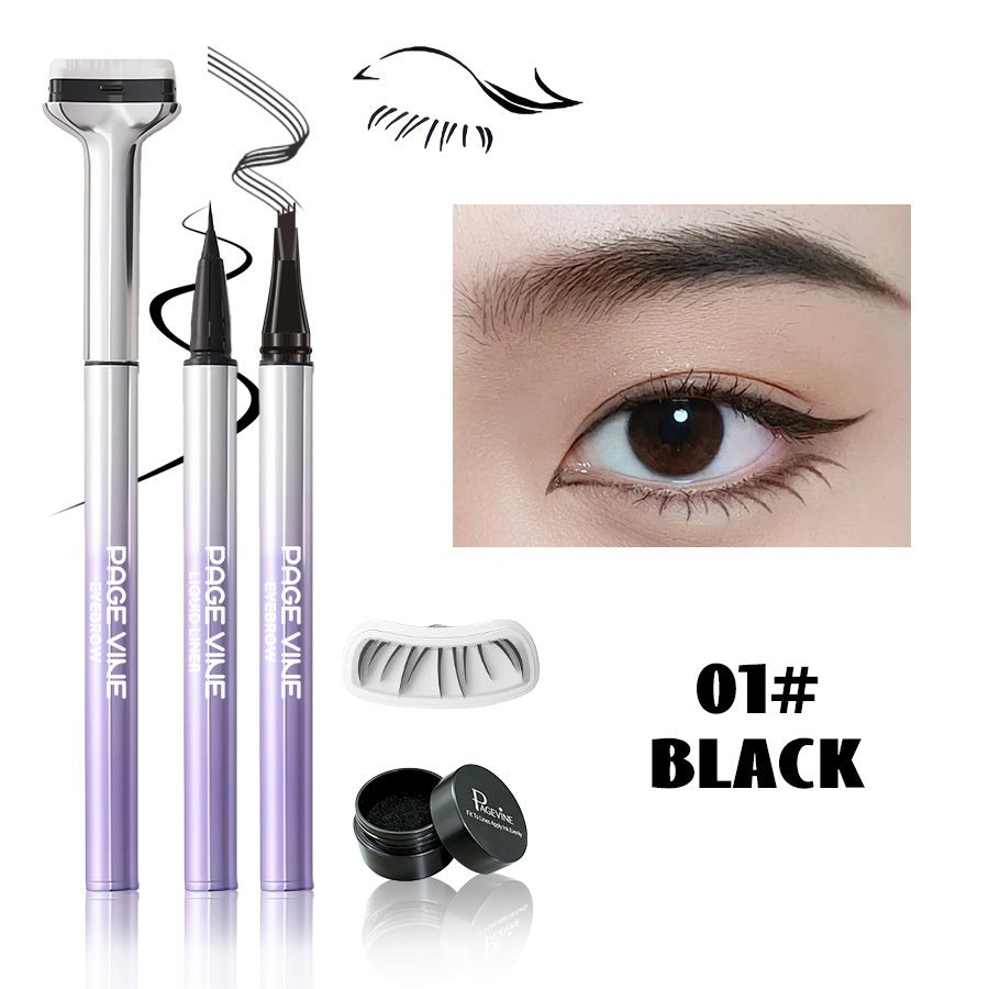 Long-lasting Smudge-proof Brow Lash And Eyeliner All In One