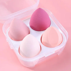 4-Piece Bevel Cut Makeup Sponge Set