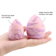 Marbling Water-Drop Makeup Blender Sponge