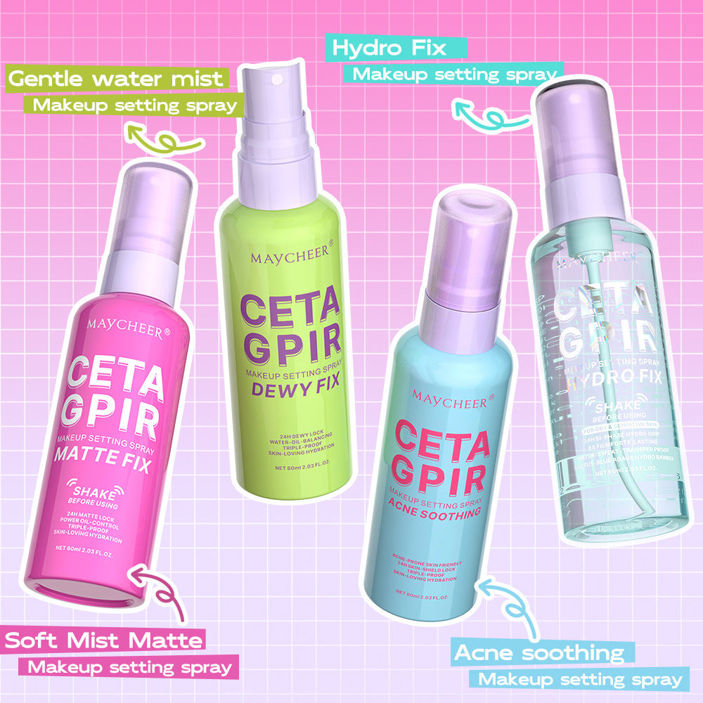 Matte Dewy Oil-control Waterproof Long-wearing Makeup-setting Spray