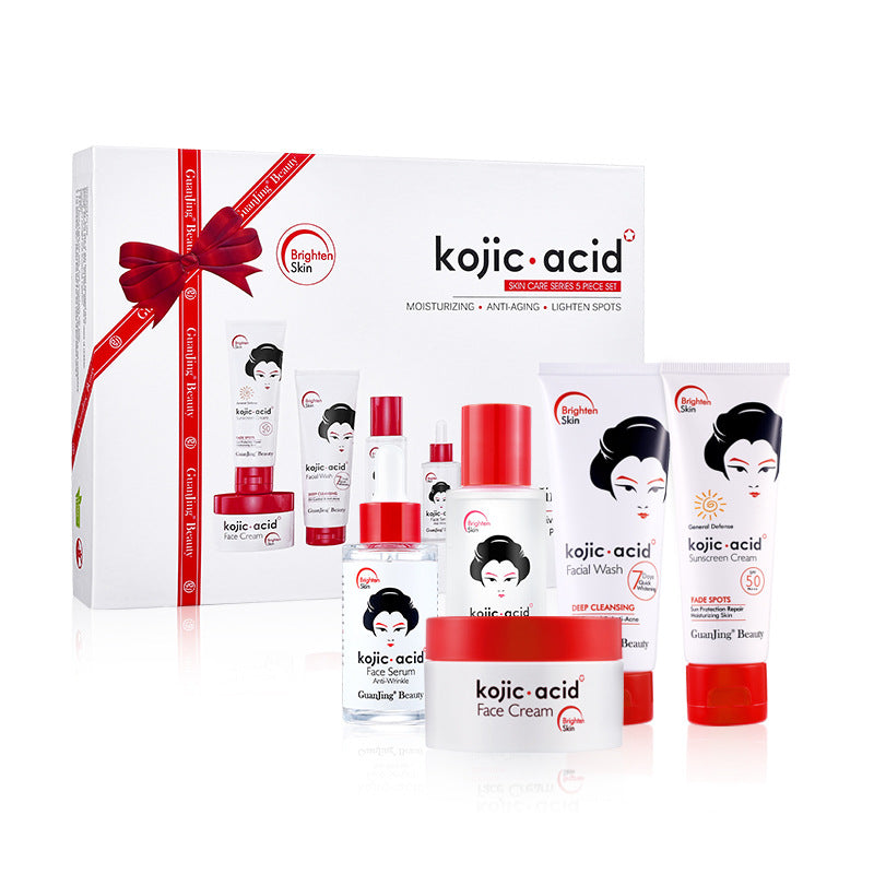Kojic Acid Brightening Skincare Set 5-Piece