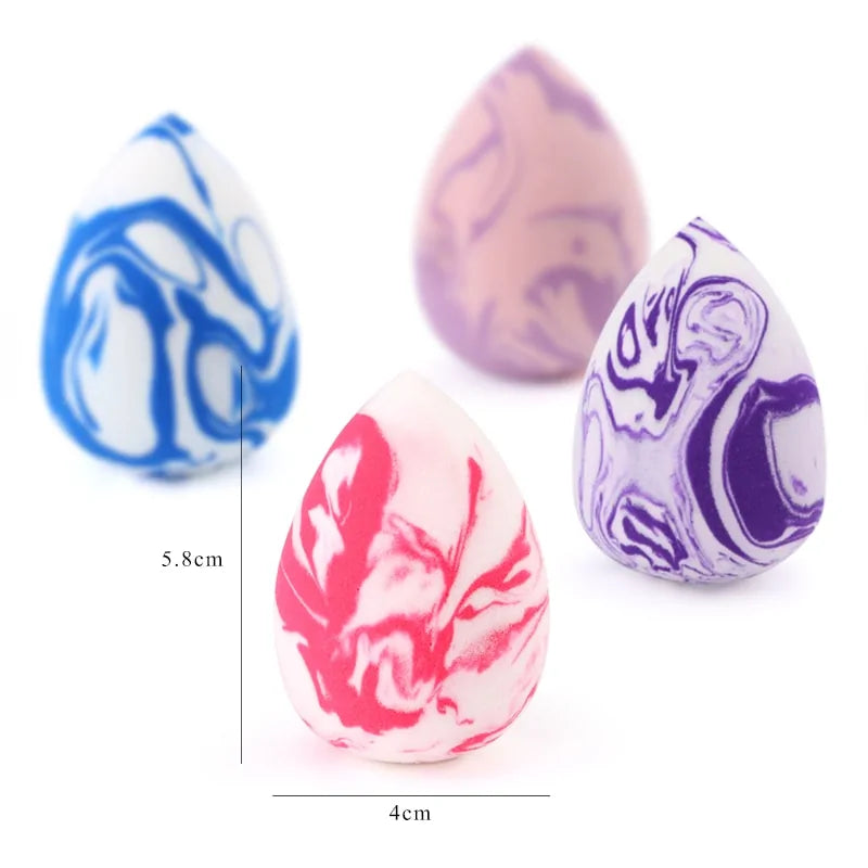 Marbling Water-Drop Makeup Blender Sponge